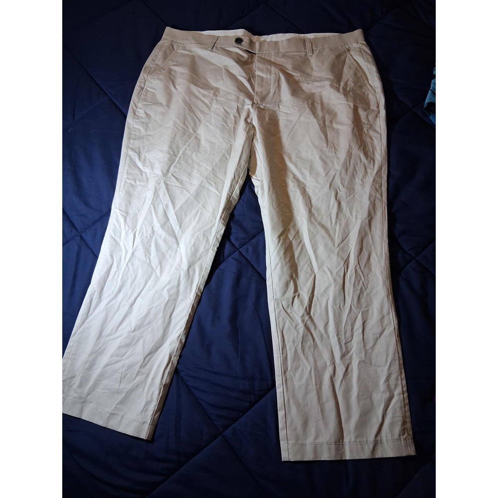Spier & Mackay Contemporary Trouser Mens 40 Stone Khaki Cotton Chino SS23-AN-124